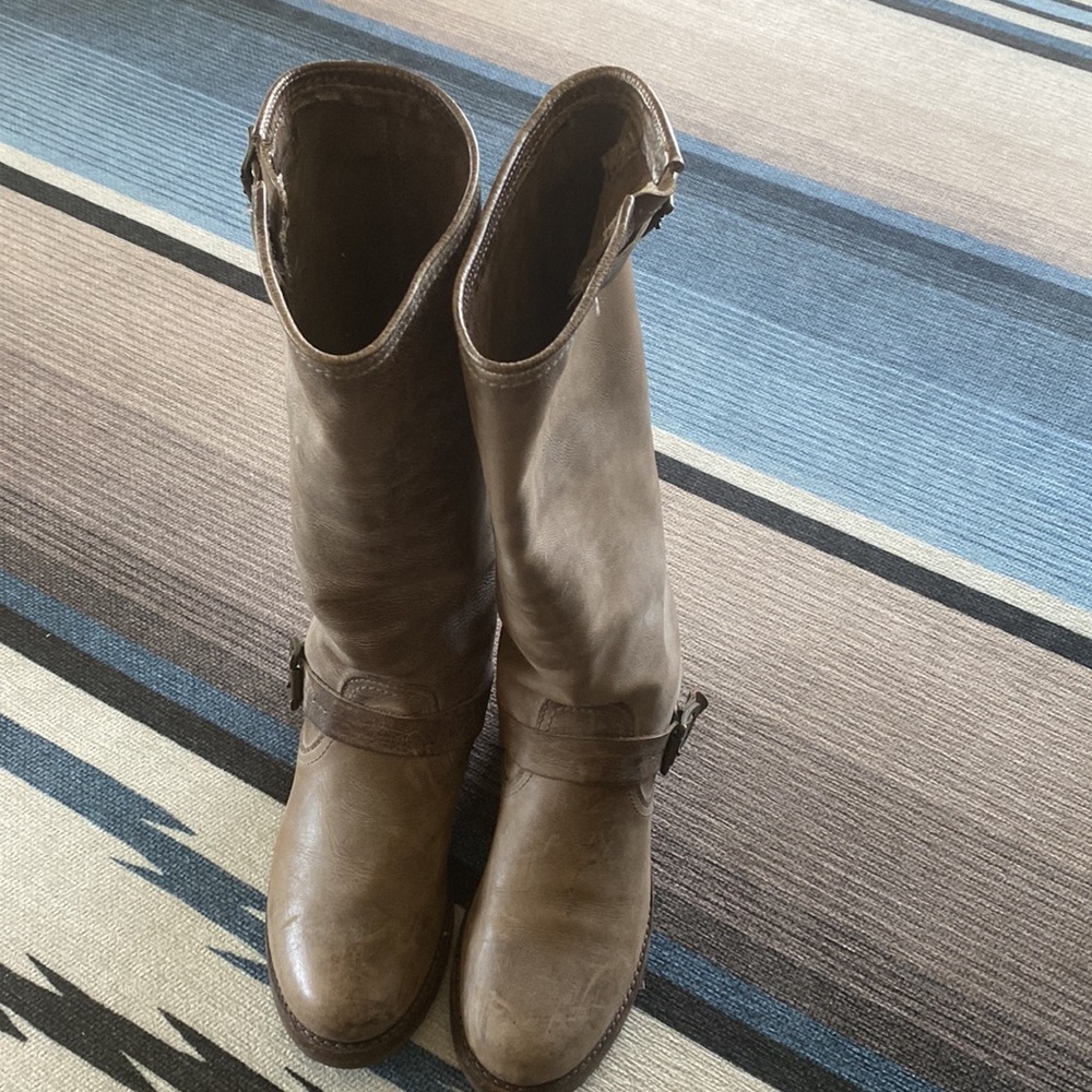 Frye Grey Riding boots - Picture 2 of 6